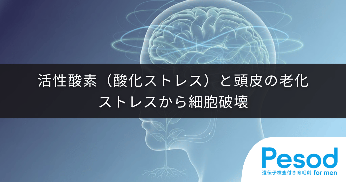 活性酸素（酸化ストレス）と頭皮の老化｜ストレスが生成する細胞破壊因子の脅威