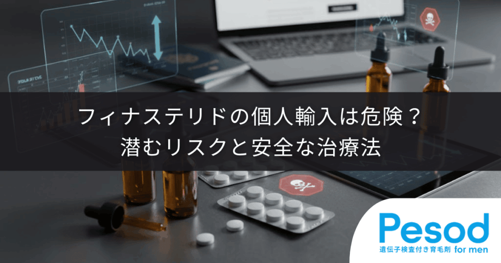 フィナステリドの個人輸入は危険？潜むリスクと安全な治療法