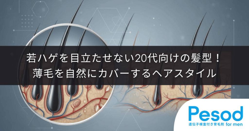 若ハゲを目立たせない20代向けの髪型！薄毛を自然にカバーするヘアスタイルとセットのコツ