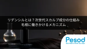 リデンシルとは？次世代スカルプ成分の仕組み｜毛根に働きかけるメカニズム