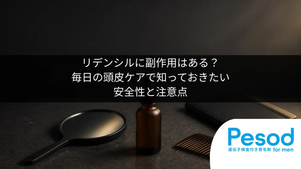 リデンシルに副作用はある？毎日の頭皮ケアで知っておきたい安全性と注意点