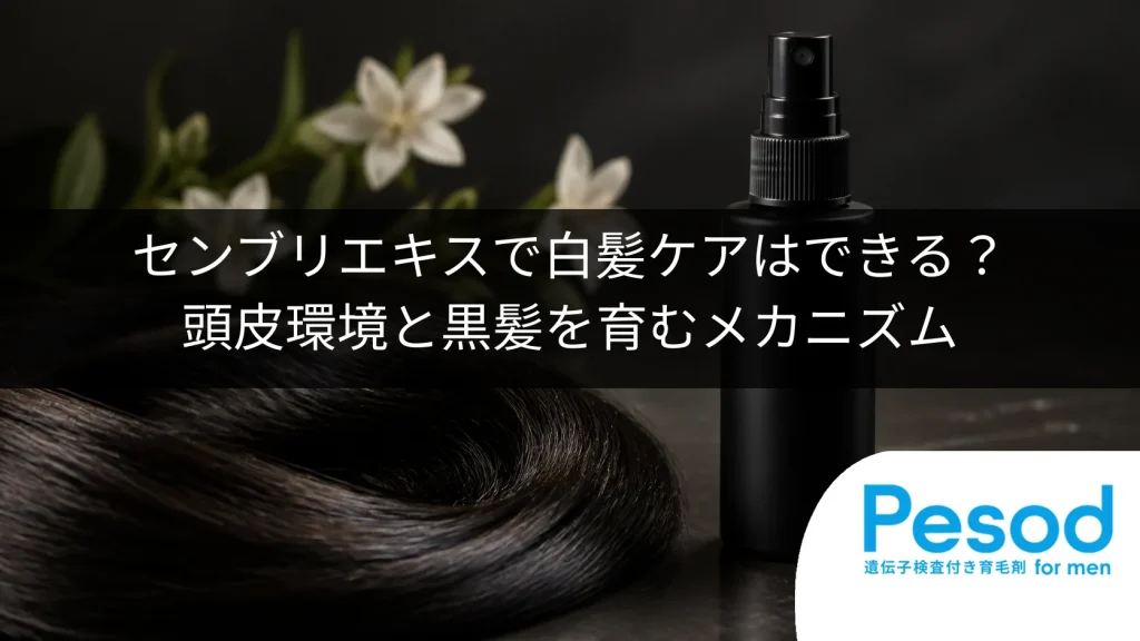 センブリエキスで白髪ケアはできる？頭皮環境と黒髪を育むメカニズム