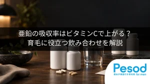 亜鉛の吸収率はビタミンCで上がる？育毛に役立つ飲み合わせを解説